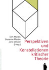Buchcover Perspektiven und Konstellationen kritischer Theorie