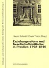 Buchcover Erziehungsreform und Gesellschaftsinitiative in Preussen 1798-1840