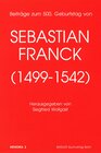 Buchcover Beiträge zum 500. Geburtstag von Sebastian Franck (1499-1542)