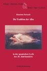 Buchcover Die Tradition der Alba in der spanischen Lyrik des 20. Jahrhunderts