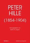Buchcover Peter Hille (1854-1904)