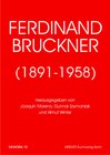 Buchcover Ferdinand Bruckner (1891-1958)