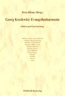 Buchcover Georg Kreckwitz: Evangelienharmonie