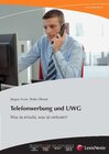 Buchcover Broschüre Telefonwerbung und UWG