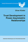Buchcover Trust Development in Power-Asymetric Relationships