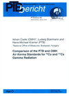 Buchcover Comparison of the PTB and OMH Air Kerma Standards for 60Co and 137Cs Gamma Radiation
