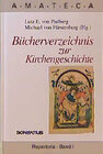 Buchcover Bücherverzeichnis zur Kirchengeschichte