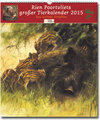 Buchcover Rien Poortvliets großer Tierkalender 2015