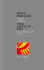 Buchcover König Heinrich IV. Teil 2 /King Henry IV Part 2 (Shakespeare Gesamtausgabe, Band 18) - zweisprachige Ausgabe