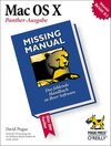 Buchcover Mac OS X: Missing Manual, Panther-Ausgabe