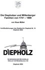 Buchcover Die Diepholzer und Willenberger Familien von 1751-1800