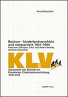 Buchcover Bochum – kinderlandverschickt und umquartiert 1933-1946