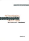 Buchcover Wortschreibung im Deutschen