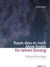 Buchcover Kaum dass er noch Atem findet für seinen Gesang