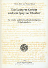 Buchcover Das Lauterer Gericht und sein Speyerer Oberhof
