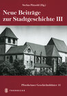 Buchcover Neue Beiträge zur Stadtgeschichte III