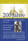 Buchcover 200 Jahre Vereinigtes Großherzogliches Lyceum