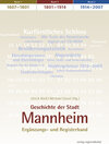 Buchcover Geschichte der Stadt Mannheim