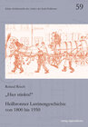 Buchcover "Hier stinkts!" – Heilbronner Latrinengeschichte von 1800 bis 1950