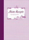 Buchcover Meine Rezepte - aubergine