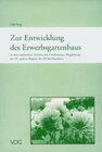 Buchcover Zur Entwicklung des Erwerbsgartenbaus