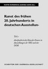 Buchcover Kunst des frühen 20. Jahrhunderts in deutschen Ausstellungen. Eine... / Kunst des frühen 20. Jahrhunderts in deutschen A