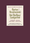 Buchcover Hortus Berolinensis - Der Berliner Lustgarten