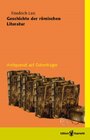 Buchcover Geschichte der römischen Literatur