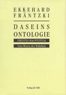 Buchcover Daseinsontologie