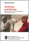 Buchcover Analysen und Essays