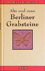 Buchcover Alte und neue Berliner Grabsteine