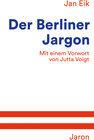 Buchcover Der Berliner Jargon