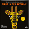 Buchcover Geheimnisvolle Sticker-Welt: Tiere in der Savanne