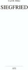 Buchcover Siegfried