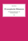 Buchcover 20 europäische Diktatoren