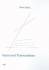 Buchcover Geist und Transzendenz. Werner Schock