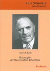 Buchcover Philosophie der theoretischen Erkenntnis