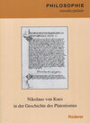 Buchcover Nikolaus von Kues in der Geschichte des Platonismus