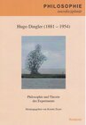 Buchcover Hugo Dingler (1881 - 1954)