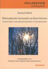 Buchcover Philosophische Systematik an ihren Grenzen