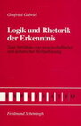 Buchcover Logik und Rhetorik der Erkenntnis