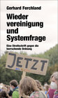 Buchcover Wiedervereinigung und Systemfrage