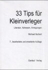 Buchcover 33 Tips für Kleinverleger