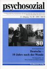 Buchcover Deutsche - 10 Jahre nach der Wende