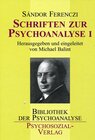 Buchcover Schriften zur Psychoanalyse I