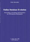 Buchcover Online Database Evolution