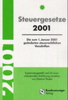Buchcover Steuergesetze 2001