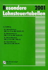 Buchcover Besondere Lohnsteuertabellen 2001