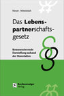 Buchcover Das Lebenspartnerschaftsgesetz