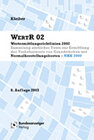 Buchcover WertR 02 - Wertermittlungsrichtlinien 2002